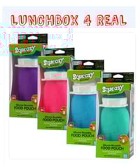 Image 1 of Squeasy Snacker YOGURT/ SMOOTHIE 6oz 180mls - 4 Colours