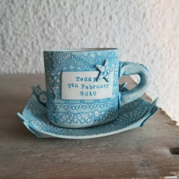 Image of Baby Cup and Saucer Set