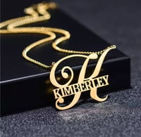 Image 1 of Inital -Name  Necklace 