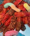 Gummy Worms enchilados