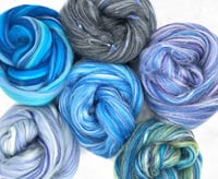 Image 1 of Moody Blues Fiber Blend Collection - 6 blends - 150 grams BRAND NEW