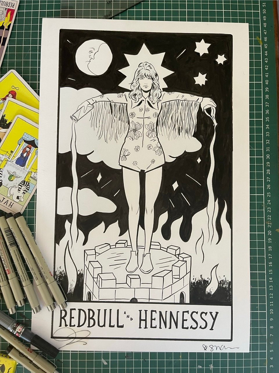 Image of Jenny Lewis Tarot Signed Illustration 