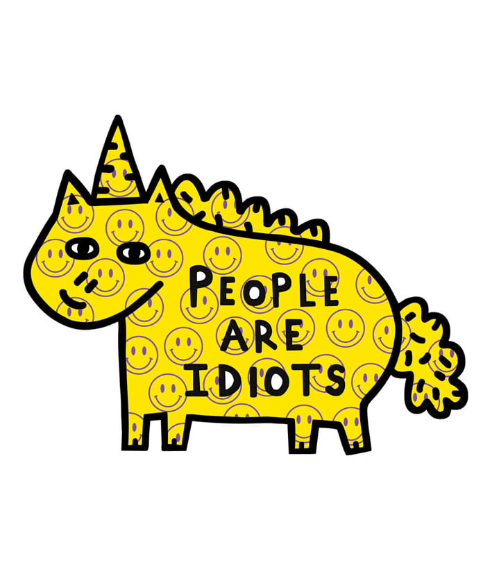 Image of  Idiots Limited Edition Vinyl Sticker