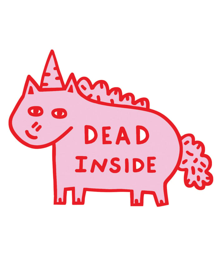 Image of Dead Inside Limited Edition Vinyl Sticker