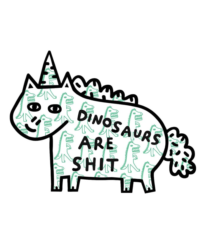 Image of Dinosaurs Limited Edition Vinyl Sticker