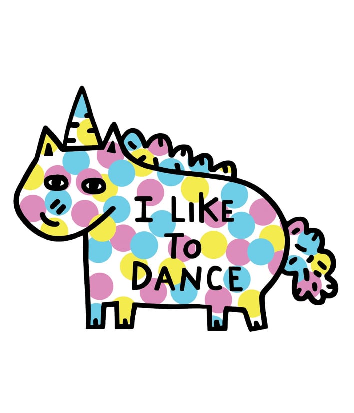 Image of I Like to Dance Vinyl Sticker