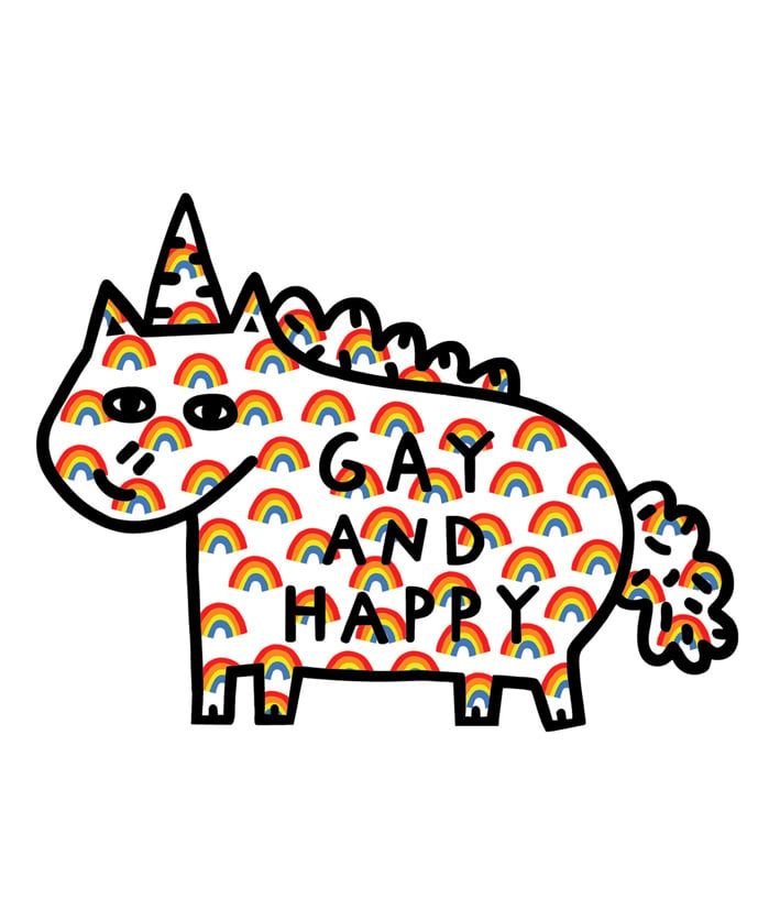 Image of Gay Limited Edition Vinyl Sticker 