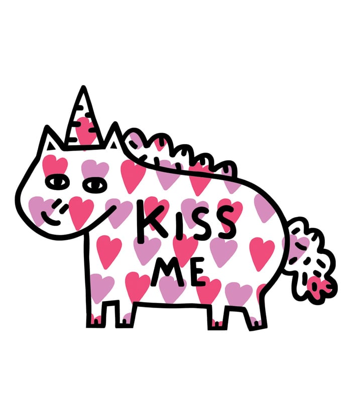 Image of Kiss Me Vinyl Sticker