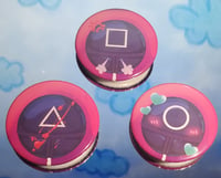 Image 2 of Pink Guard Button Pins