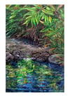 botanical garden postcard