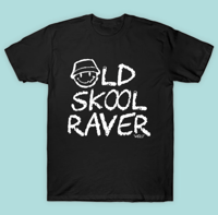 Image 1 of Old Skool Raver Chalkboard T Shirt