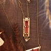 Eco Gold & Pink Tourmaline Pendant