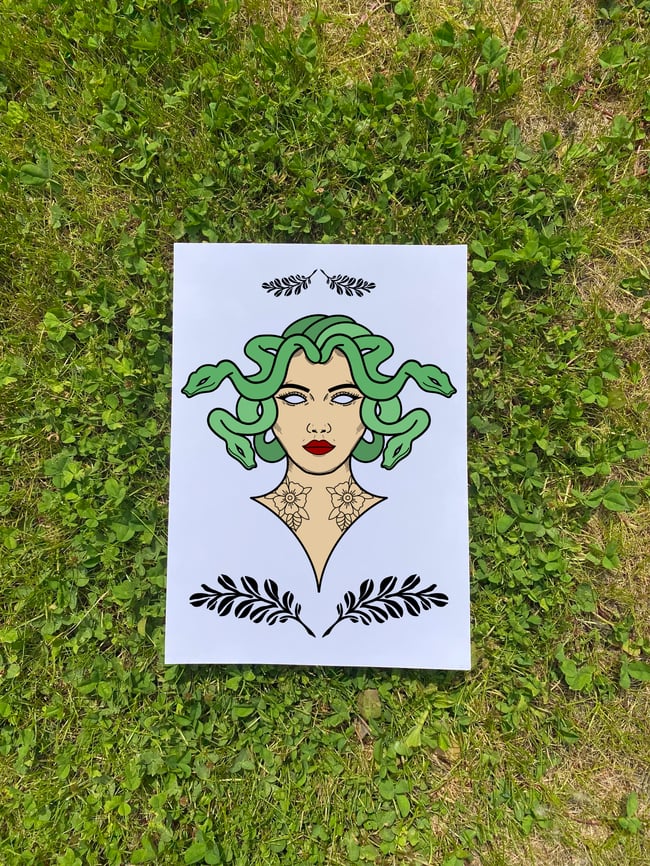 Medusa Print A4