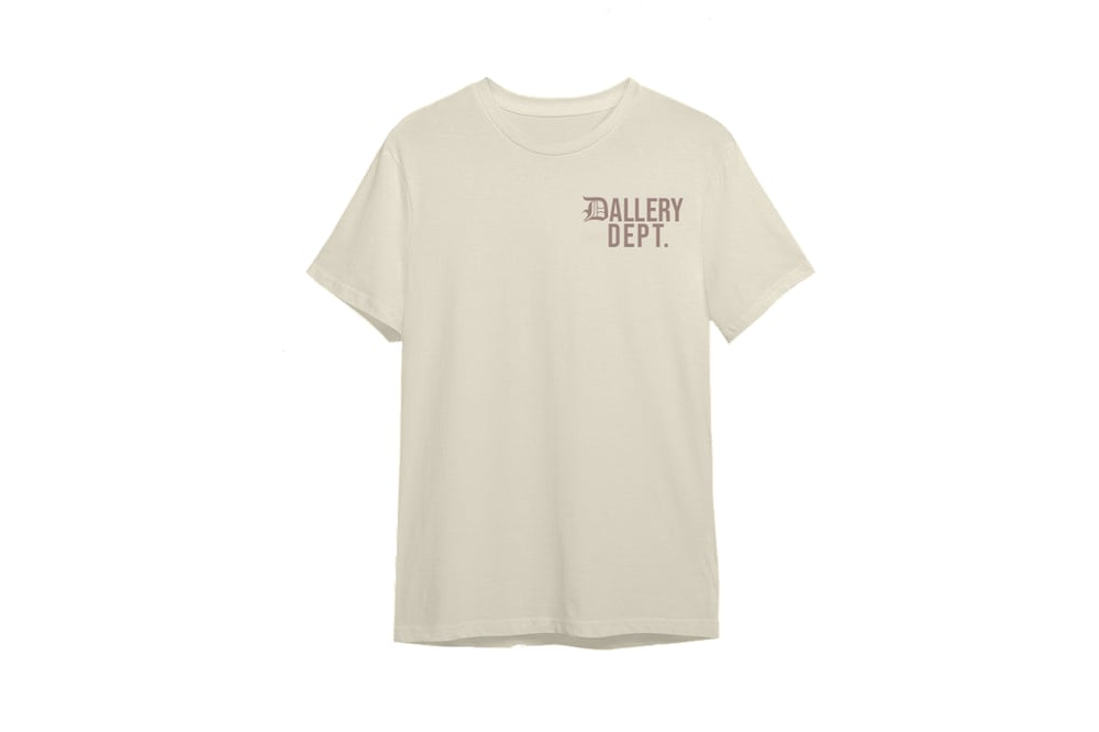 Image of DALLERY DEPT TEE (NATURAL/ALMOND)