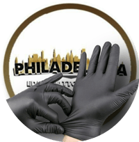 1 Case of Black Nitrile Powder Free Gloves 
