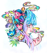 "Mind Bloom" Holographic Print