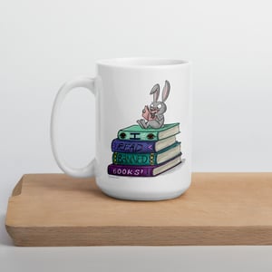 Image of Banned Book Bunny Mug