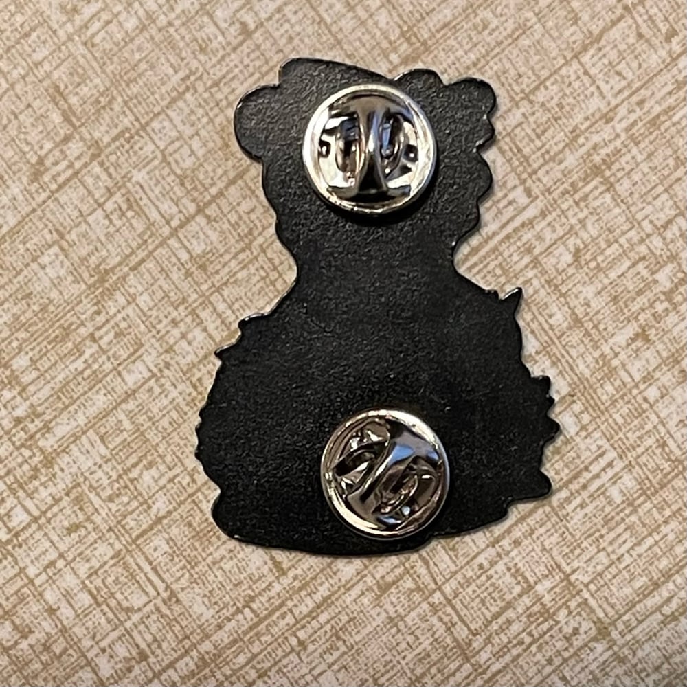 MO-CANO! Moai Volcano 1.75" Tall Soft Enamel Pin