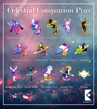 Image 2 of Celestial Companion Pins
