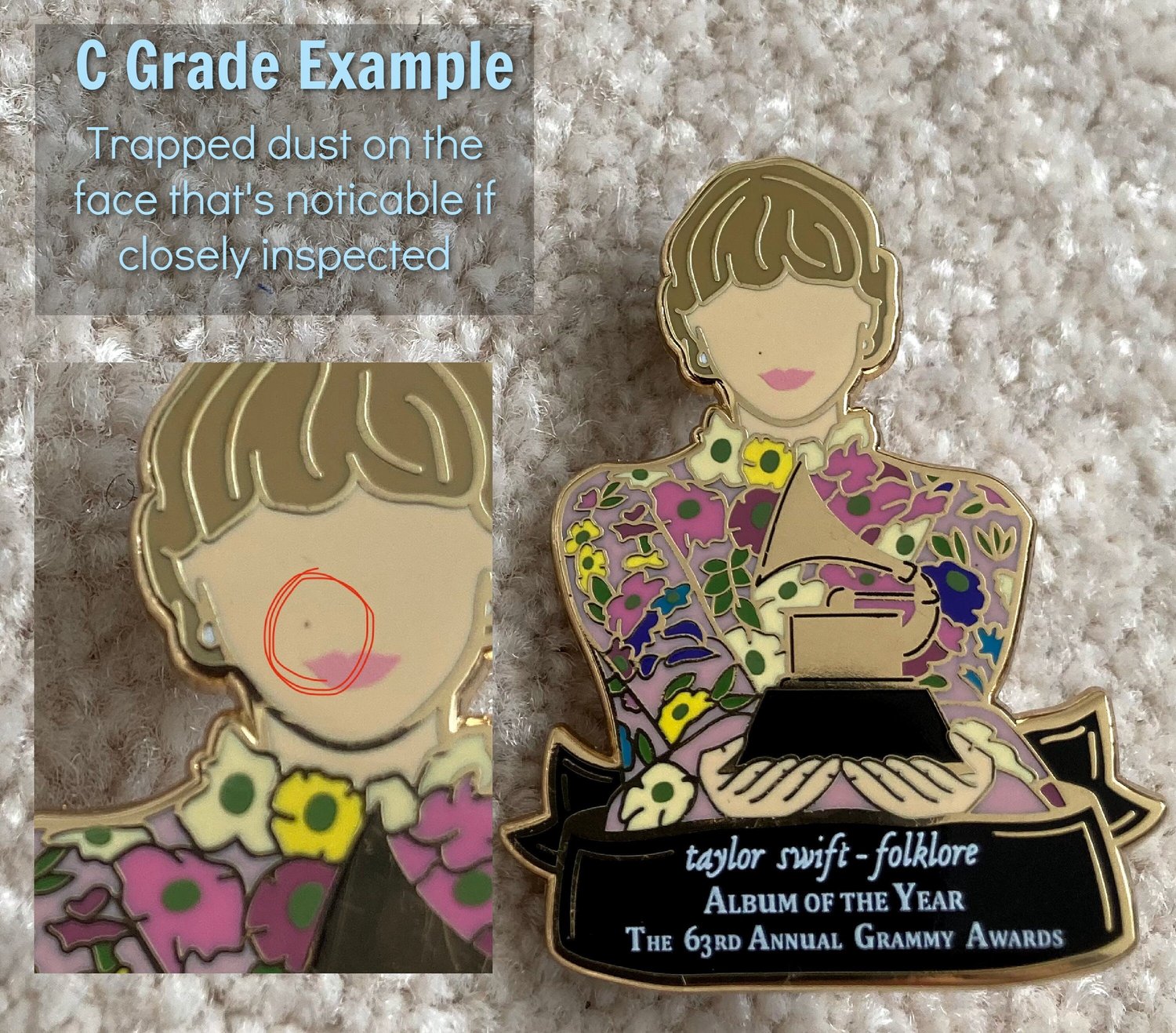 Taylor Swift - Folklore - Enamel Pin