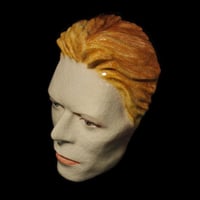 Image 5 of 'The Thin White Duke' Painted Ceramic Mask Sculpture