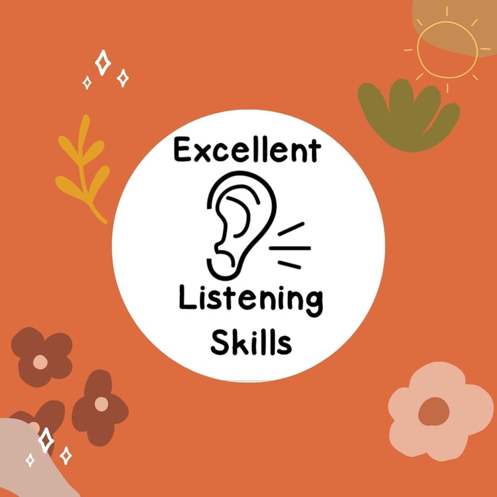  Excellent Listening Skills Stamp