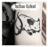 Image 1 of Tattoo permission ticket