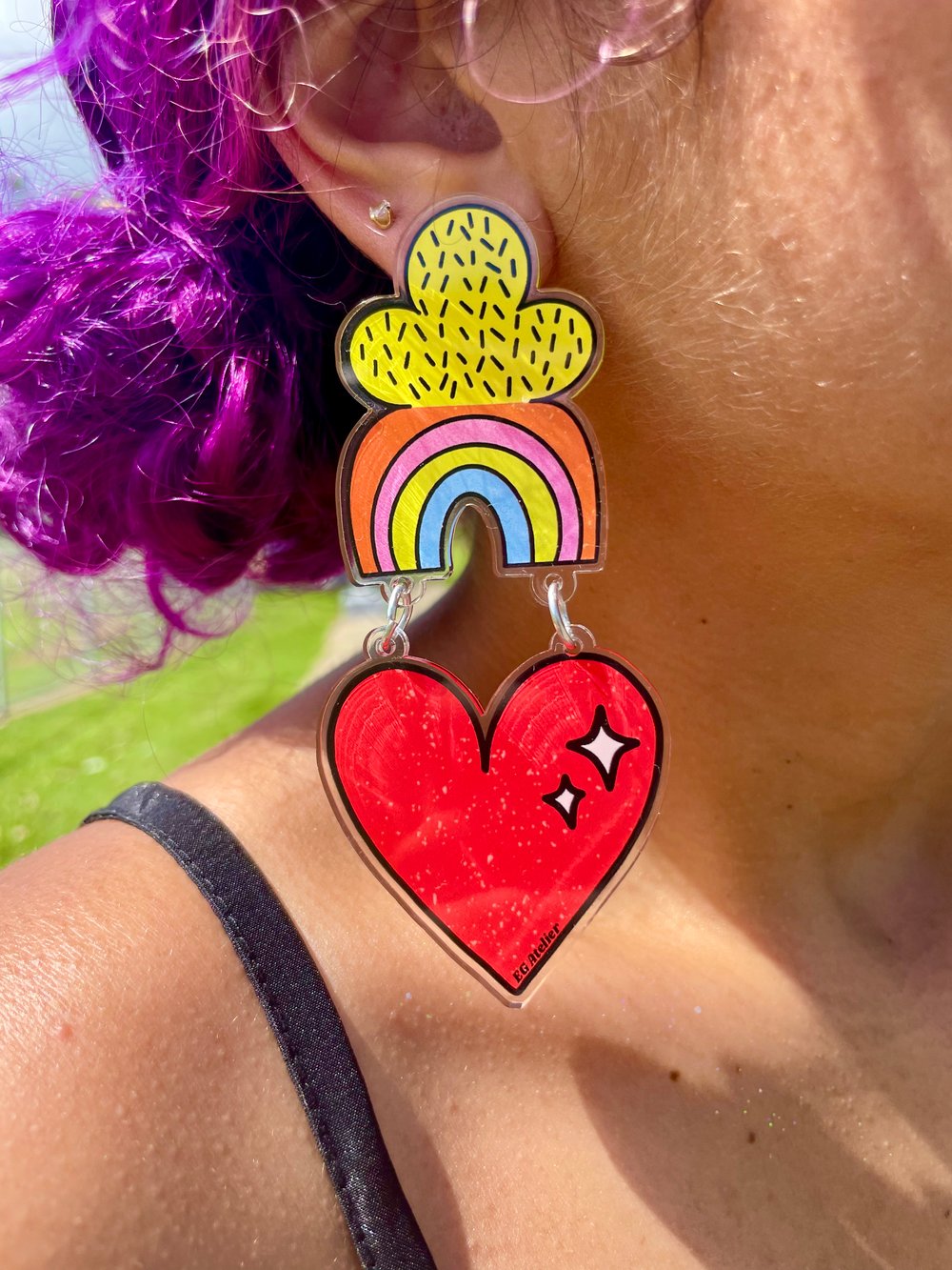 Image of Color Queen earrings