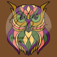 Image 1 of Tribal Owl GlitterPeel