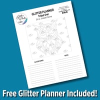 Image 3 of Tribal Owl GlitterPeel