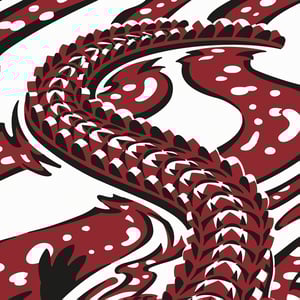 Image of 'Crocodile' Open Edition Print