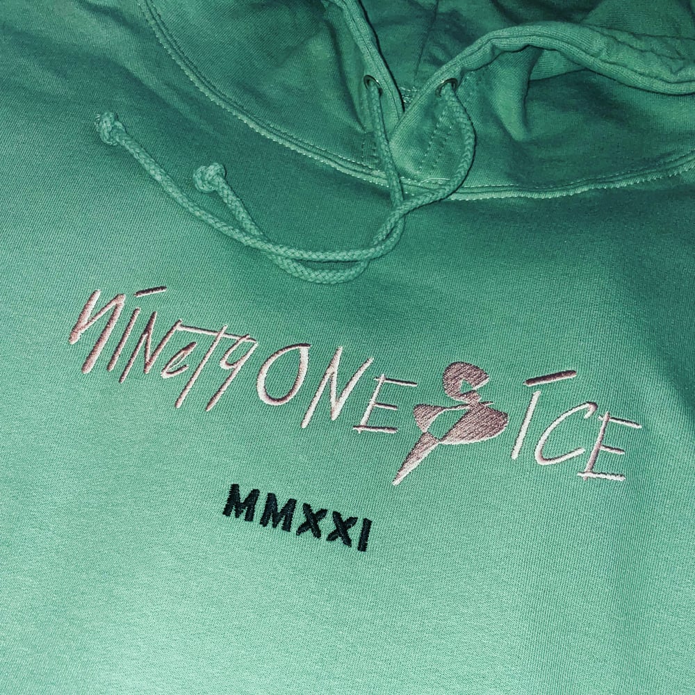 Image of Dusty Green Script Hoody