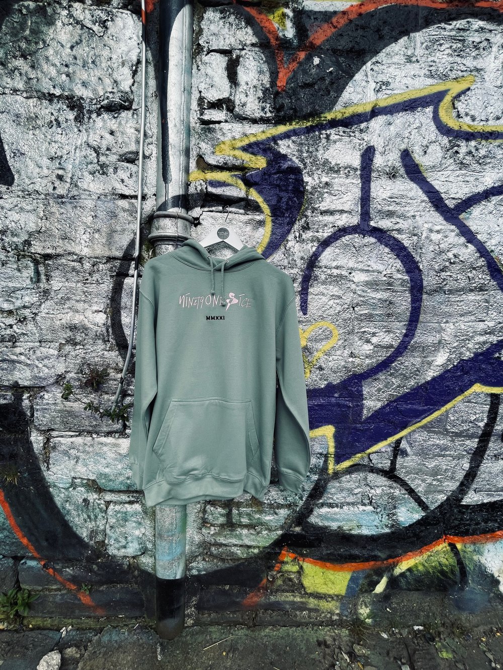 Image of Dusty Green Script Hoody