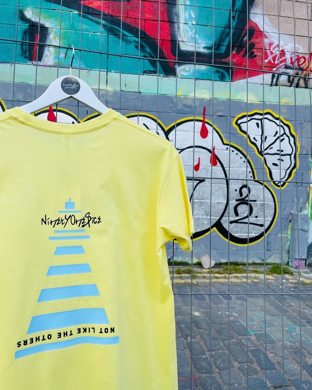 Image of Yellow Script Tee