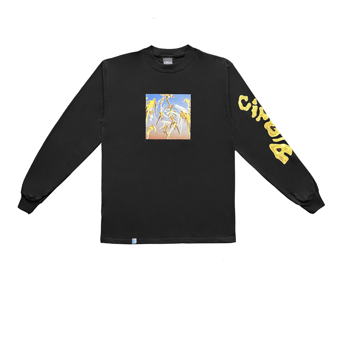 Image of Tee Long sleeves CHROME Noir 