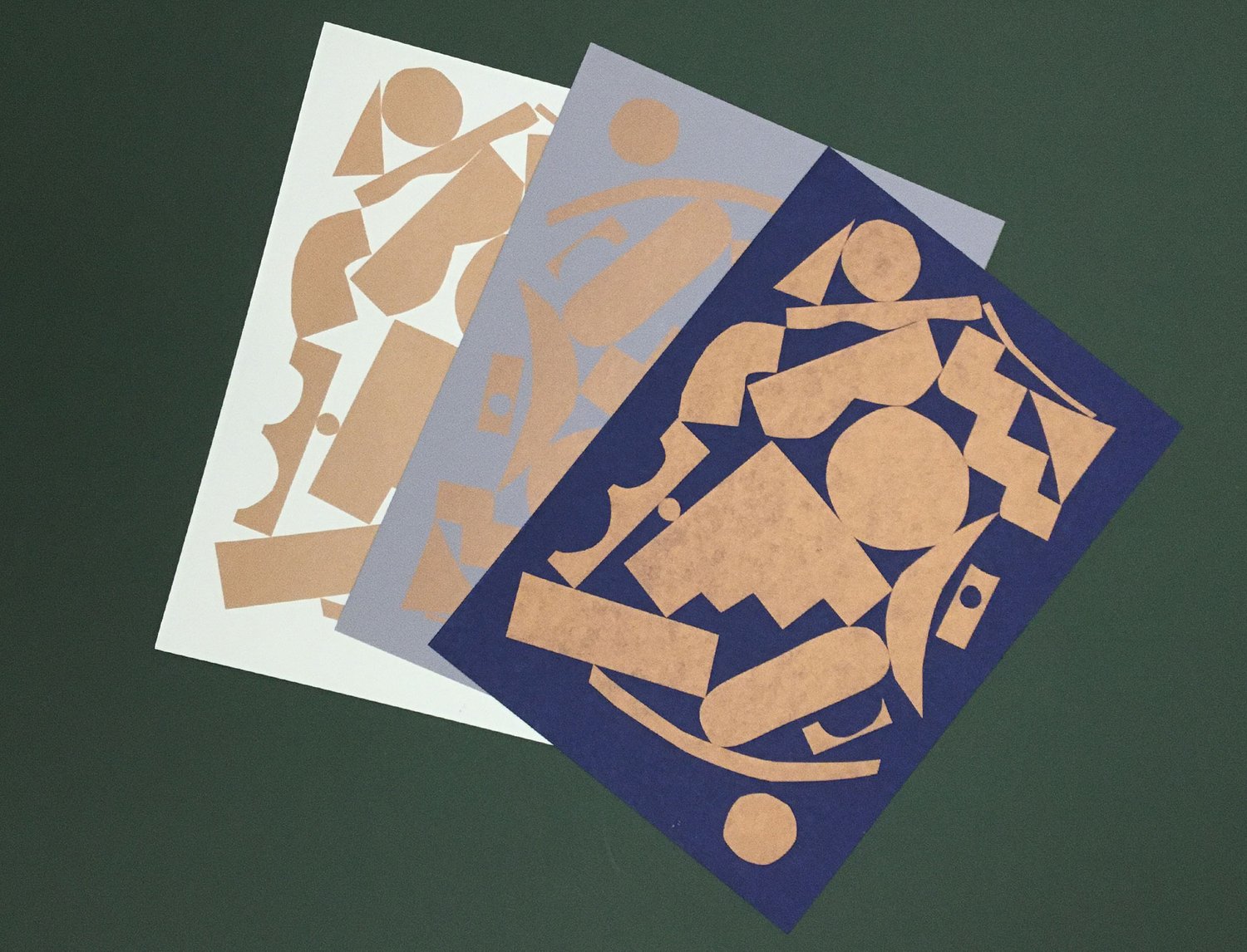 Image of GOLD SHAPES PRINT