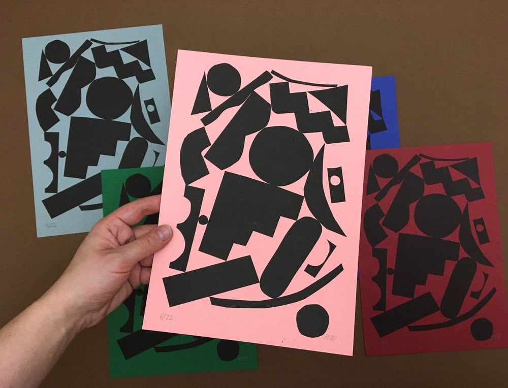 Image of BLACK SHAPES PRINT