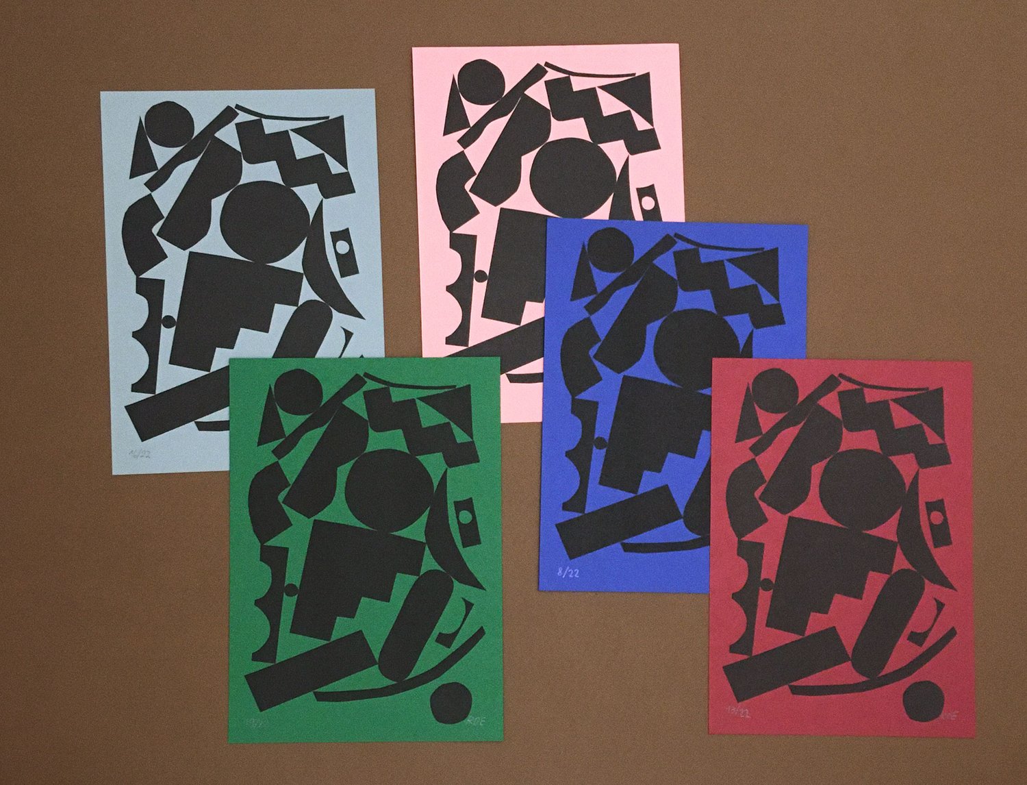 Image of BLACK SHAPES PRINT