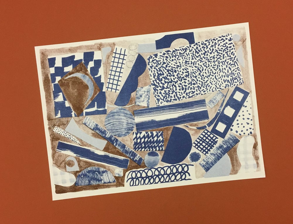 Image of COLLAGE FROM BOOK PRINT