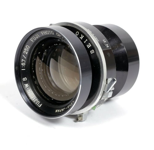 Image of Fuji Fujinon WS 250mm F6.7 Lens in Seiko #1 (Covers 8X10) "inner writing" #980