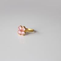 Image 1 of Pink Clover Ring