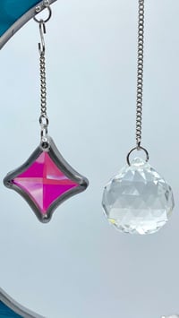 Image 2 of Dichroic Star Gem - Crescent Moon Add On - GEM ONLY