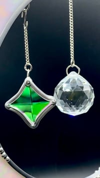 Image 4 of Dichroic Star Gem - Crescent Moon Add On - GEM ONLY