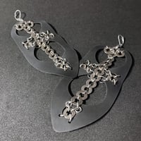 Image 2 of OOAK | GASKETCASE Rubber & Stainless Earrings