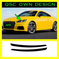 X2 Mk3 Audi TT eyebrow eyelid sticker decals (qsc)