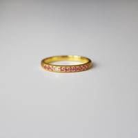 Image 1 of Pink Sapphire Pave Band 
