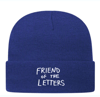 FRIEND OF THE LETTERS BEANIE- BLACK/ BLUE/ ORANGE
