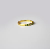 Image 2 of Emerald Pave Band Ring