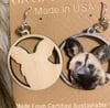 African Wild Dog Earrings