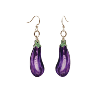 Image 1 of Eggplant Earrings